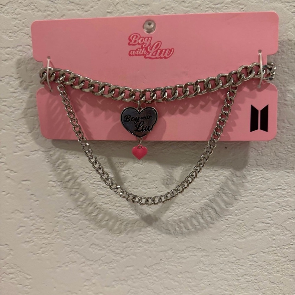 BTS Boy With Luv choker
